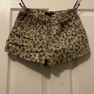 Cheetah shorts size 26